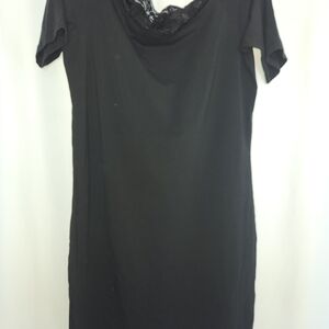 Noisy May Black  Lace Accent Dress, Size XL #chic #Little Black Dress